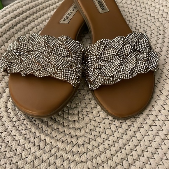 Steve Madden Rhinestone slides - Picture 4 of 4